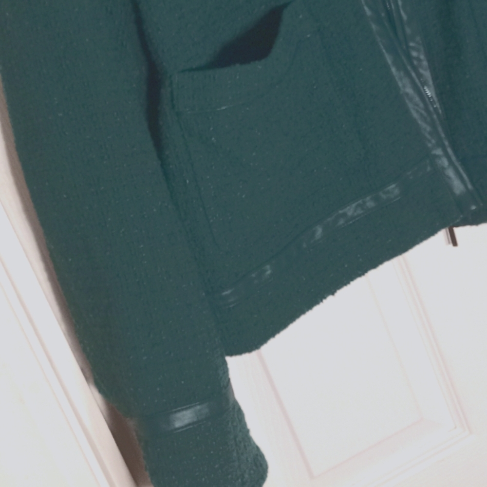 jacket Textured lined Rye Grass - Picture 2 of 10